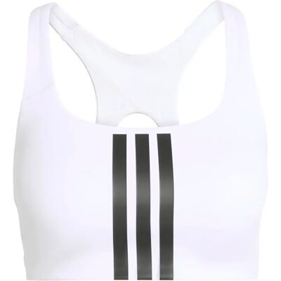 Vrouwenbeha adidas Optime Workout 3-stripes Blanc L Female Vrouwenbeha adidas Optime Workout 3-stripes Blanc L Female
