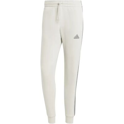 Tapered joggingbroek adidas Essentials Fleece 3-Stripes Beige XS Male Tapered joggingbroek adidas Essentials Fleece 3-Stripes Beige XS Male