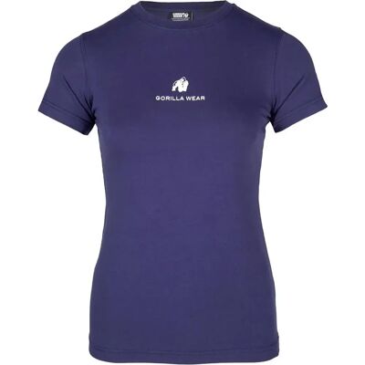 Dames-T-shirt Gorilla Wear Estero Blauw XS Female Dames-T-shirt Gorilla Wear Estero Blauw XS Female