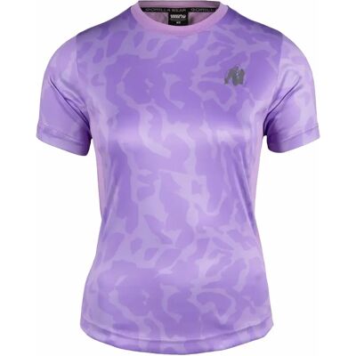 Dames-T-shirt Gorilla Wear Raleigh Paars XS Female Dames-T-shirt Gorilla Wear Raleigh Paars XS Female