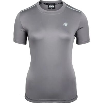 Dames-T-shirt Gorilla Wear Mokena Grijs XS Female Dames-T-shirt Gorilla Wear Mokena Grijs XS Female