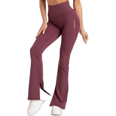 Leggings voor dames Gym Glamour Flare Violet L Female Leggings voor dames Gym Glamour Flare Violet L Female