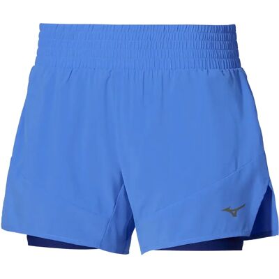 Dames 2-in-1 shorts Mizuno Active Bleu XS Female Dames 2-in-1 shorts Mizuno Active Bleu XS Female