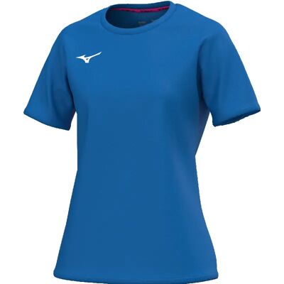 Dames-T-shirt Mizuno Team Core Blauw L Female Dames-T-shirt Mizuno Team Core Blauw L Female