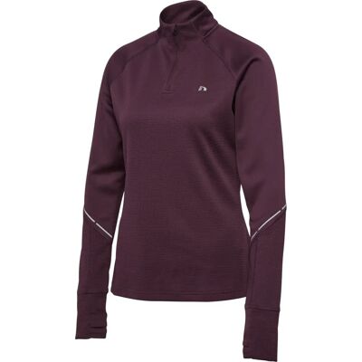Dames sweatshirt met 1/2 rits Newline Power Paars 2XL Female Dames sweatshirt met 1/2 rits Newline Power Paars 2XL Female