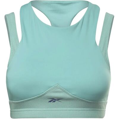 Dames crop top Reebok Les Mills® Rib Blauw XL Female Dames crop top Reebok Les Mills® Rib Blauw XL Female