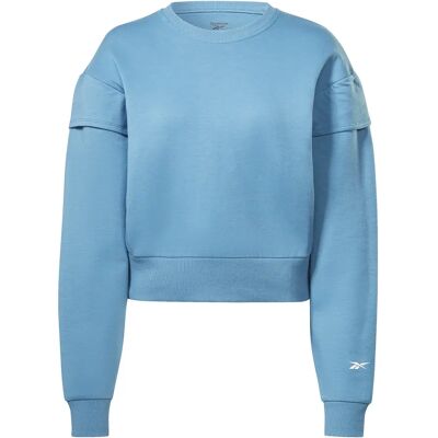 Dames sweatshirt Reebok Dreamblend Blauw L Female Dames sweatshirt Reebok Dreamblend Blauw L Female