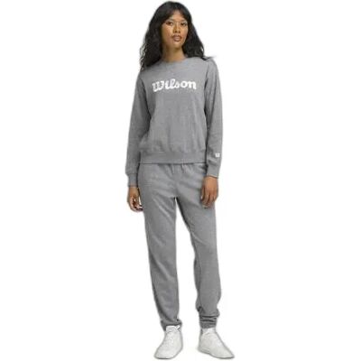 Dames sweatshirt Wilson Grijs S Female Dames sweatshirt Wilson Grijs S Female