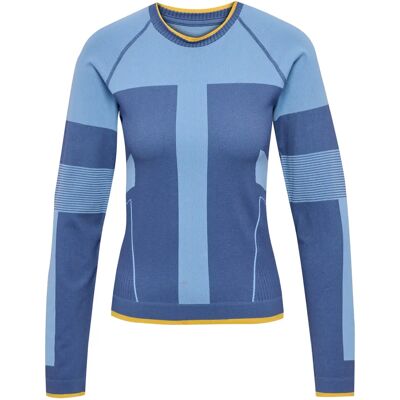 Naadloos zwempak voor dames Hummel Bleu M/L Female Naadloos zwempak voor dames Hummel Bleu M/L Female