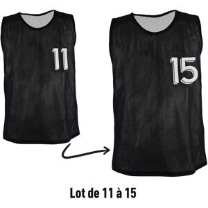 Omkeerbare stola's met nummers (N° 11 tot 15) Sporti (x5) Noir M Unisex Omkeerbare stola's met nummers (N° 11 tot 15) Sporti (x5) Noir M Unisex
