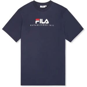 T-shirt met Fila Valsera Regular Logo Bleu XL Unisex T-shirt met Fila Valsera Regular Logo Bleu XL Unisex