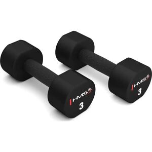 HMS HPT03 - 2x3kg Polyurethaan Enkel Dumbbells HMS HPT03 - 2x3kg Polyurethaan Enkel Dumbbells