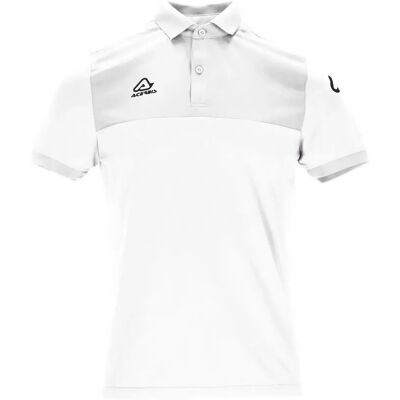 Polo Acerbis Harpaston Blanc 3XS Unisex Polo Acerbis Harpaston Blanc 3XS Unisex