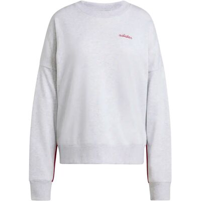 Sweatshirt met geborduurd grafisch ontwerp voor dames adidas Essentials Colorpop Gris 2XS Female Sweatshirt met geborduurd grafisch ontwerp voor dames adidas Essentials Colorpop Gris 2XS Female