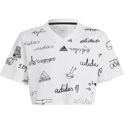 Meisjestop adidas Brand Love Blanc 7/8 ans Female Meisjestop adidas Brand Love Blanc 7/8 ans Female