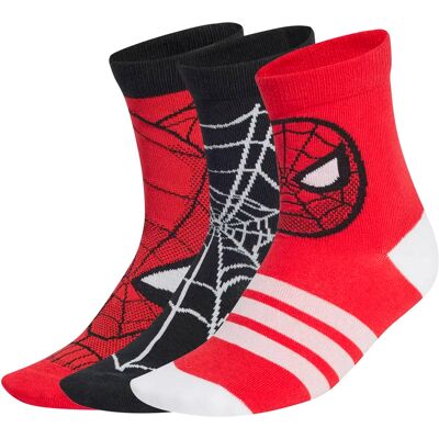 Kindersokken adidas Marvel Spider-Man Rouge 31/33 Unisex Kindersokken adidas Marvel Spider-Man Rouge 31/33 Unisex