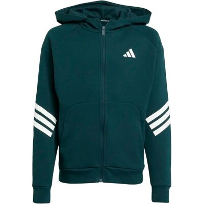 Kindercapuchon met volledige rits adidas Future Icons 3-Stripes Vert 7/8 ans Unisex Kindercapuchon met volledige rits adidas Future Icons 3-Stripes Vert 7/8 ans Unisex