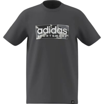 Kinder-T-shirt adidas Camo LineaGraphicr Gris 7/8 ans Male Kinder-T-shirt adidas Camo LineaGraphicr Gris 7/8 ans Male