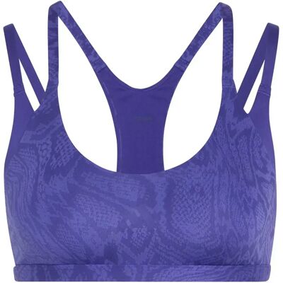 Damesbeha met lichte ondersteuning adidas Optime Workout Snake Violet M Female Damesbeha met lichte ondersteuning adidas Optime Workout Snake Violet M Female