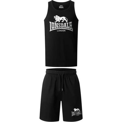 Tanktop en shortset Lonsdale Polmood Noir M Male Tanktop en shortset Lonsdale Polmood Noir M Male