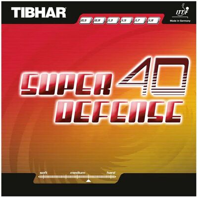 Tafeltennisrackethoes Tibhar Super Defense 40 R Rouge 0,9 mm Unisex Tafeltennisrackethoes Tibhar Super Defense 40 R Rouge 0,9 mm Unisex
