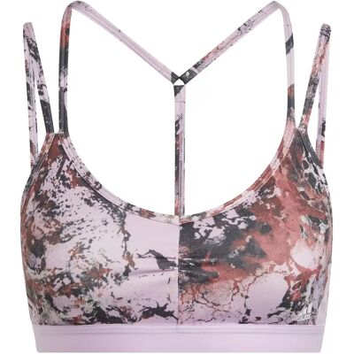 Damesbeha met medium ondersteuning en opdruk adidas Yoga Essentials Studio Roos 85A/C Female Damesbeha met medium ondersteuning en opdruk adidas Yoga Essentials Studio Roos 85A/C Female