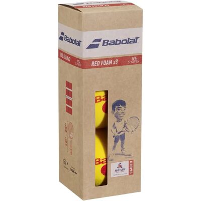 Tennisbal Babolat Red Foam (x3) Jaune TU Unisex Tennisbal Babolat Red Foam (x3) Jaune TU Unisex