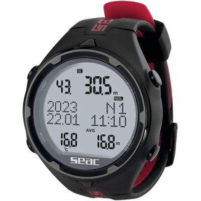 Duikhorloge Seac Action H.R. Noir TU Unisex Duikhorloge Seac Action H.R. Noir TU Unisex