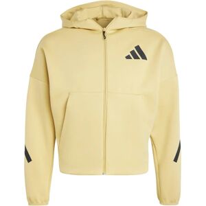 adidas Z.N.E. Full-Zip Hoodie - Dames - Beige - Hoodie adidas Z.N.E. Full-Zip Hoodie - Dames - Beige - Hoodie