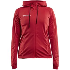 Craft Evolve Hood Jacket - Vrouw - Helderrood - Sportjas Craft Evolve Hood Jacket - Vrouw - Helderrood - Sportjas