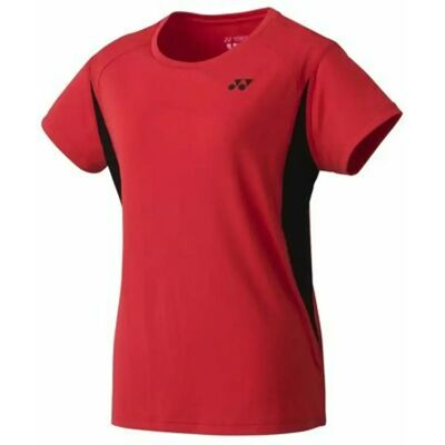 Yonex Dames Tennis T-shirt Rood Logo Yonex Dames Tennis T-shirt Rood Logo