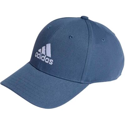 Katoenen baseballpet met een keperstructuur adidas Bleu 54/56 cm Unisex Katoenen baseballpet met een keperstructuur adidas Bleu 54/56 cm Unisex