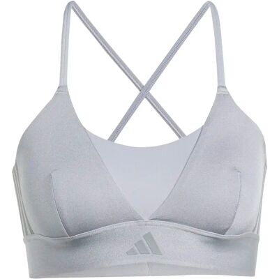Vrouwenbeha adidas Hyperglam Gris XS Female Vrouwenbeha adidas Hyperglam Gris XS Female