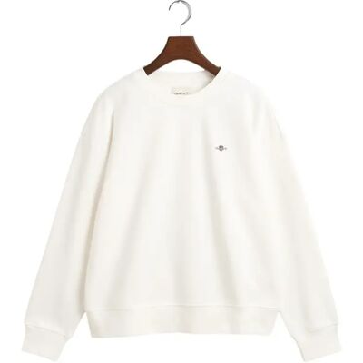 Dames sweatshirt Gant Shield Blanc M Female Dames sweatshirt Gant Shield Blanc M Female