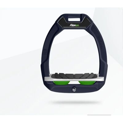 Veiligheid stijgbeugels Paardenrijden Ingelengd Grip Marine/Grijs/Groen Flex-On Safe-On Bleu TU Unisex Veiligheid stijgbeugels Paardenrijden Ingelengd Grip Marine/Grijs/Groen Flex-On Safe-On Bleu TU Unisex