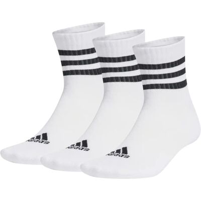 Halfhoge kindersokken adidas 3-Stripes Sportswear (x3) Blanc 37/39 Unisex Halfhoge kindersokken adidas 3-Stripes Sportswear (x3) Blanc 37/39 Unisex