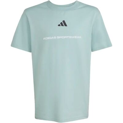 Kinder-T-shirt adidas Slogan Vert 9/10 ans Male Kinder-T-shirt adidas Slogan Vert 9/10 ans Male