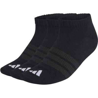 Lage kindersokken adidas Thin&light (x3) Noir 28/30 Unisex Lage kindersokken adidas Thin&light (x3) Noir 28/30 Unisex