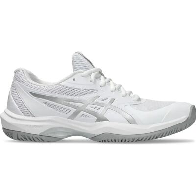 Asics Game FF Wit / Zilver - Tennisschoen Asics Game FF Wit / Zilver - Tennisschoen