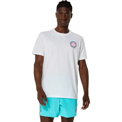Opleiding top Asics Court Graphic Blanc M Male Opleiding top Asics Court Graphic Blanc M Male
