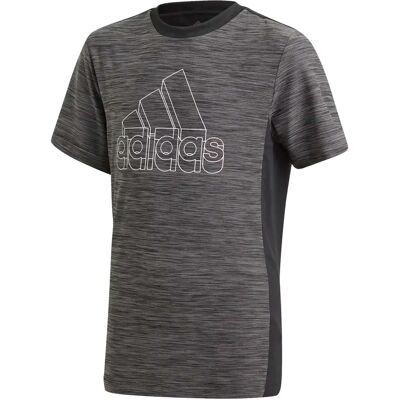 Adidas GM8471 Heather Jongens Hardloop-T-shirt - Kleding Adidas GM8471 Heather Jongens Hardloop-T-shirt - Kleding