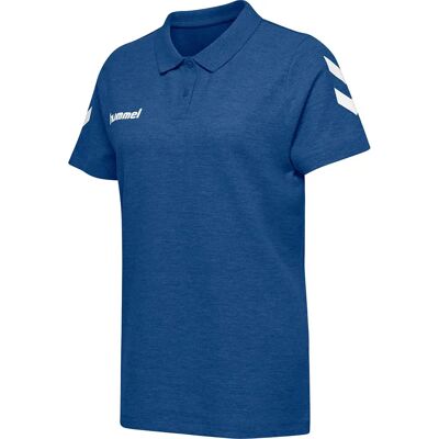 Damespolo Hummel hmlGO cotton Bleu L Female Damespolo Hummel hmlGO cotton Bleu L Female