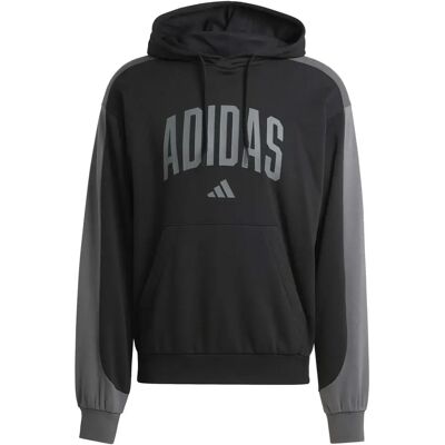 Hooded fleece adidas Noir S Male Hooded fleece adidas Noir S Male