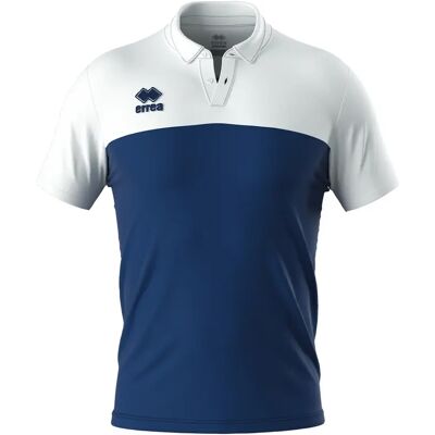ERREA Polo-Shirt - Blauw - Ademend, Modern Ontwerp, Tweekleurig ERREA Polo-Shirt - Blauw - Ademend, Modern Ontwerp, Tweekleurig
