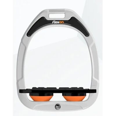 Platte Grip Riemen Wit/Zwart/Oranje Flex-On Green Composite Blanc TU Unisex Platte Grip Riemen Wit/Zwart/Oranje Flex-On Green Composite Blanc TU Unisex