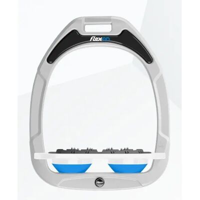 Platte Ultra Grip stijgbeugels Wit/Wit/Blauw Flex-On Green Composite Blanc TU Unisex Platte Ultra Grip stijgbeugels Wit/Wit/Blauw Flex-On Green Composite Blanc TU Unisex
