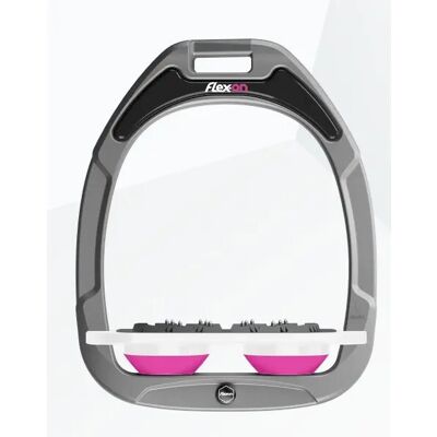 Platte Ultra Grip Aluminium/ Wit/ Roze stijgbeugels Flex-On Green Composite Gris TU Unisex Platte Ultra Grip Aluminium/ Wit/ Roze stijgbeugels Flex-On Green Composite Gris TU Unisex
