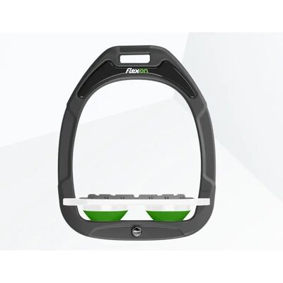 Platte Grip stijgbeugels Antraciet/Wit/Groen Flex-On Green Composite Gris TU Unisex Platte Grip stijgbeugels Antraciet/Wit/Groen Flex-On Green Composite Gris TU Unisex