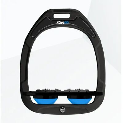 Platte Ultra Grip Stirrup Zwart/Zwart/Blauw Flex-On Green Composite Noir TU Unisex Platte Ultra Grip Stirrup Zwart/Zwart/Blauw Flex-On Green Composite Noir TU Unisex