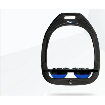 Platte Ultra Grip Stirrup Zwart/Zwart/Blauw Flex-On Green Composite Noir TU Unisex Platte Ultra Grip Stirrup Zwart/Zwart/Blauw Flex-On Green Composite Noir TU Unisex